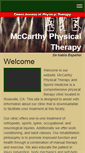 Mobile Screenshot of mccarthyphysicaltherapy.com